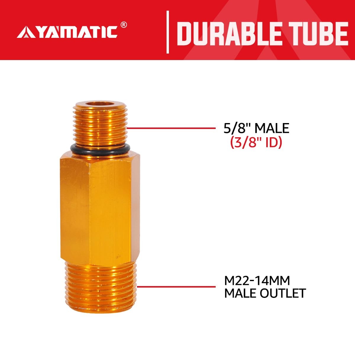 YAMATIC Pressure Washer Parts for 190589GS 190634GS 201497GS, Compatible Outl…