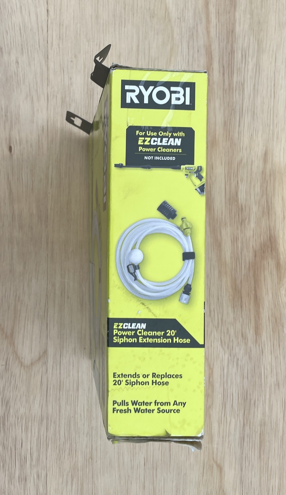 RYOBI EZClean Power Cleaner 20 ft. Pressure Washer Hose Extension White