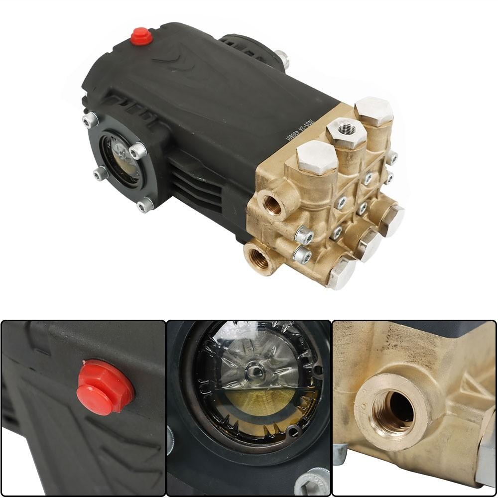 4.5HP 3500 PSI Pressure Washer Pump Belt Drive 5.6GPM General Right Shaft