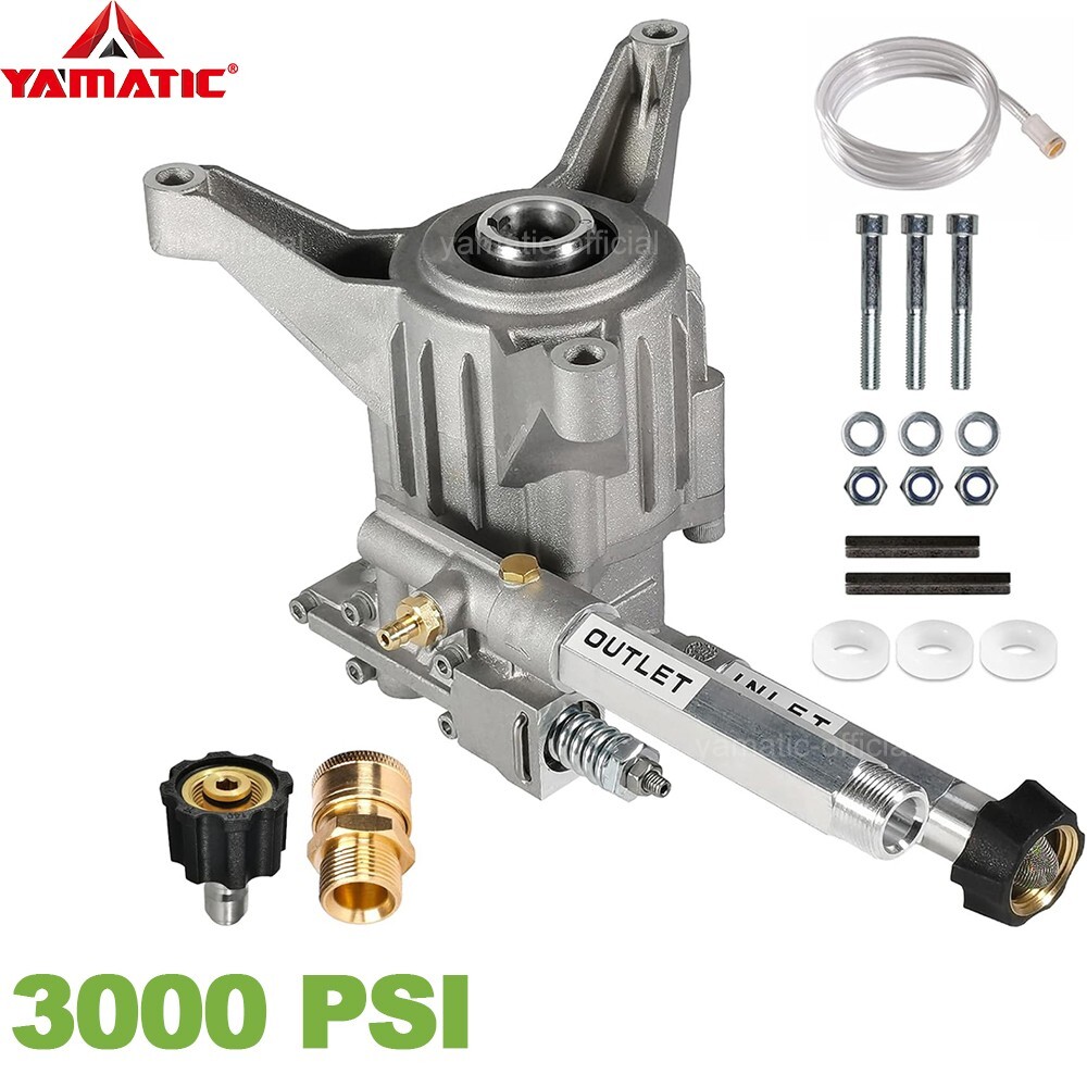 YAMATIC 7/8″ Shaft Vertical 3000 PSI Pressure Washer Pump 2.5 GPM w/ Fittings