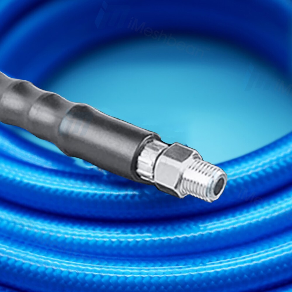 Sewer Line & Drain Jetter Kit 1/4″x 125FT Hose+ Sewer Nozzle M22 Adapter 5800PSI