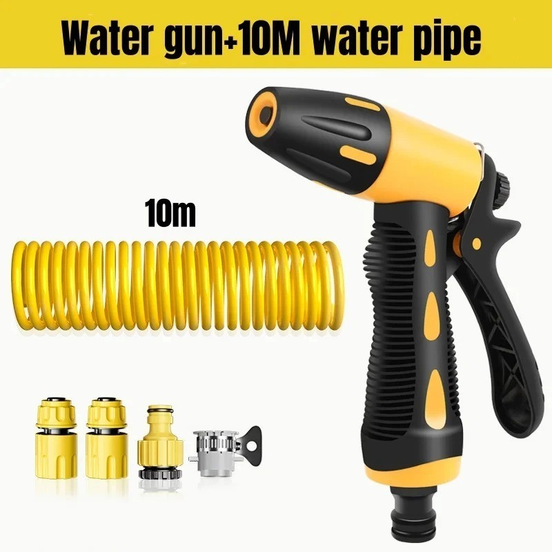 Telescopic Water Pipe with High-pressure Nozzle Car Washing Tool Set Extension