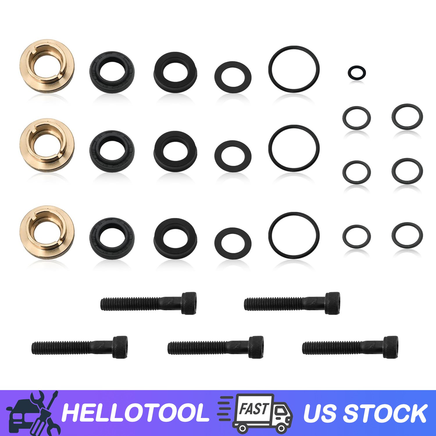 Replace for Briggs & Stratton Pressure Washer Seal Kit Set 190595GS 190711GS