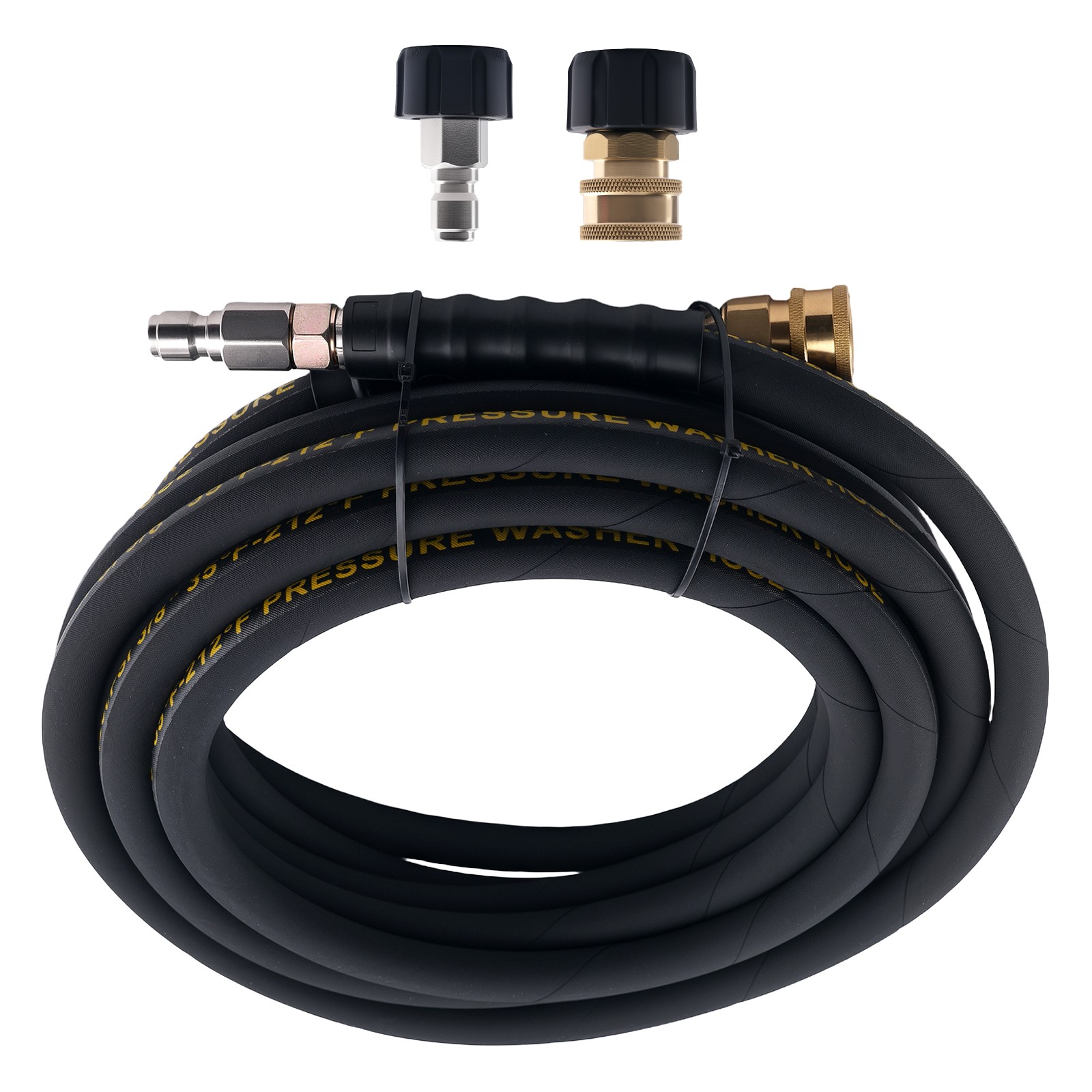 25ft Pressure Washer Hose 3/8″ 4200PSI w/ M22-14mm to 3/8″ Quick Connect Coupler