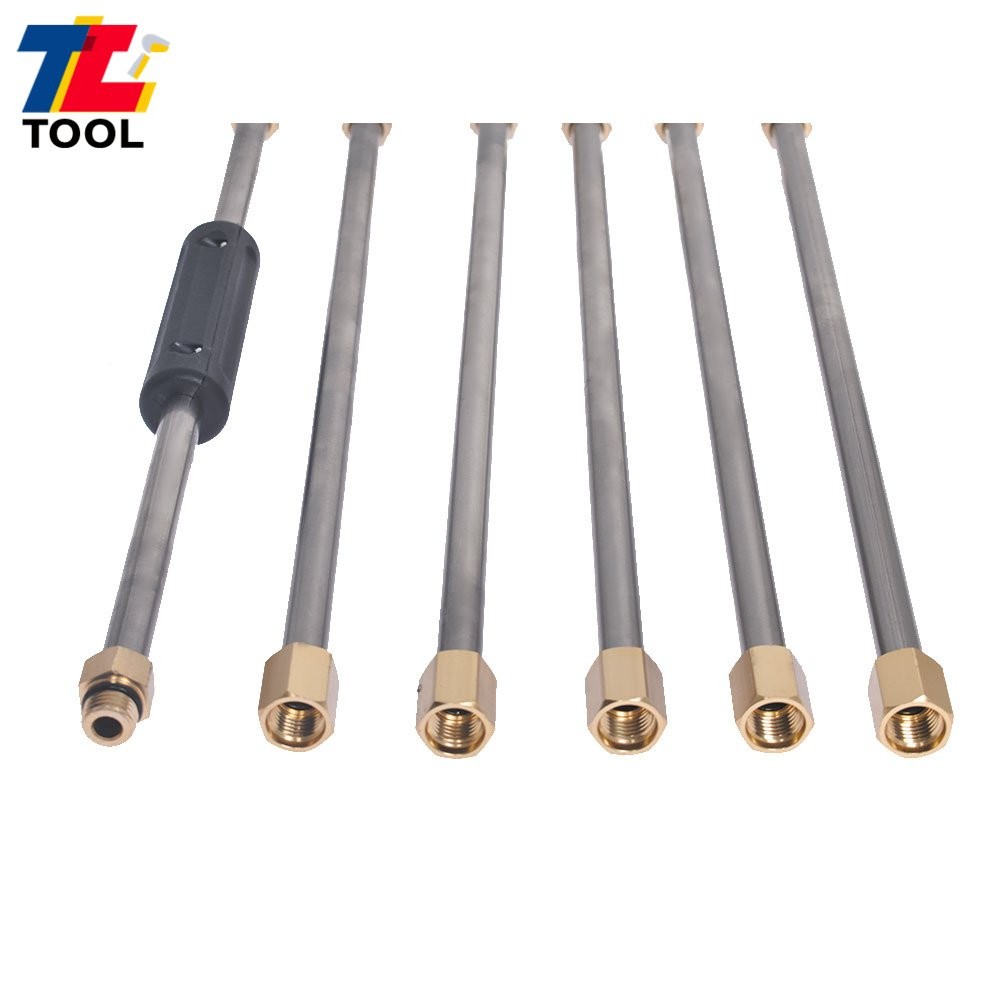 4000PSI 5 Cleaner Nozzle And Hose High Pressure Washer Extension Wand Set Kit