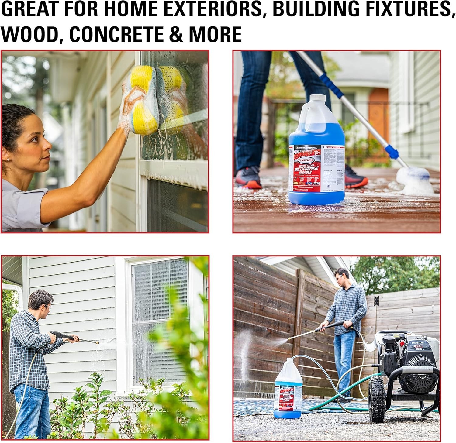 Cleaning Cleaner, Concentrated Soap Solution for Pressure Washers and Spray B…