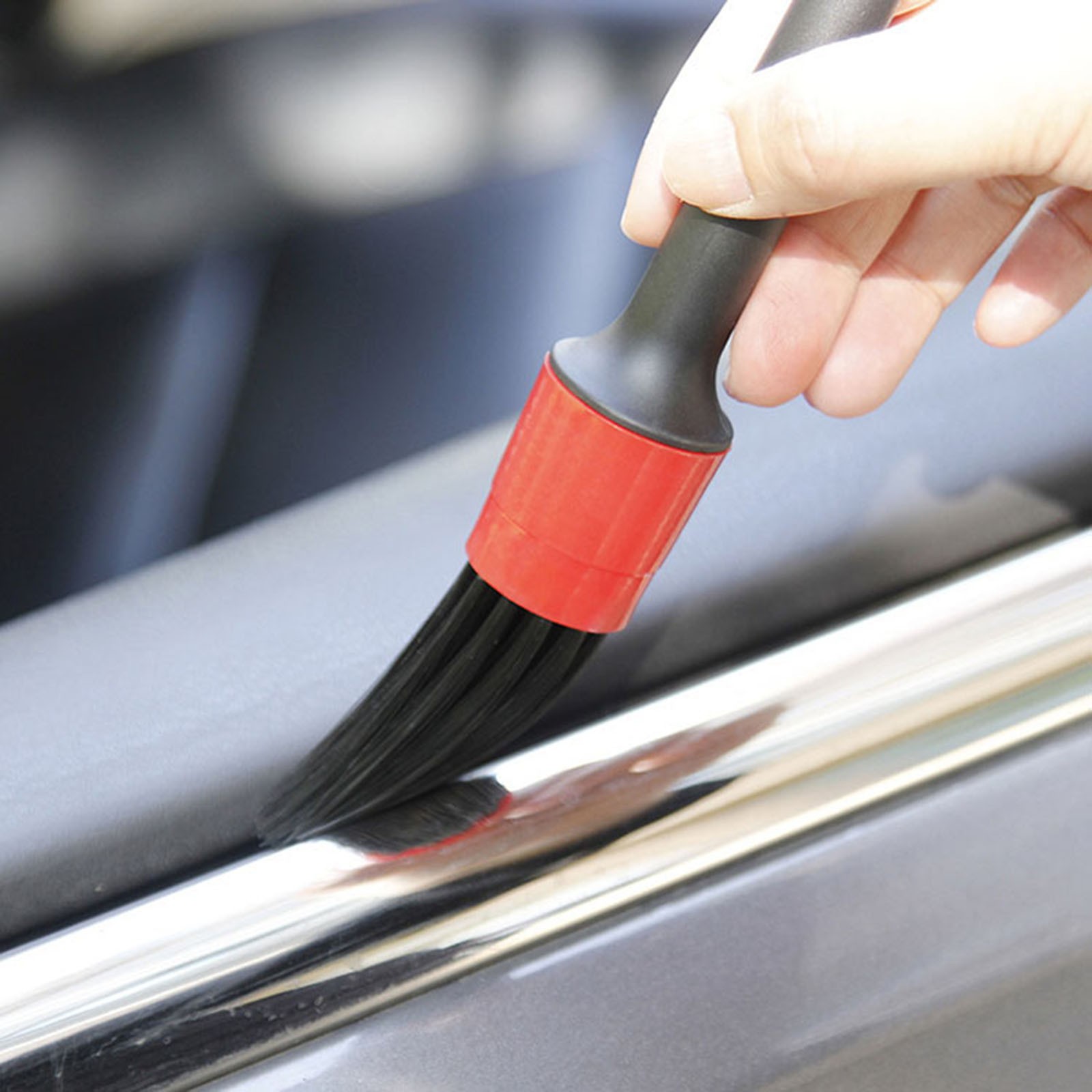 Car Detail Brush Cleaning Brush 5-Piece Bristles Wheel Hub Interior Accessories