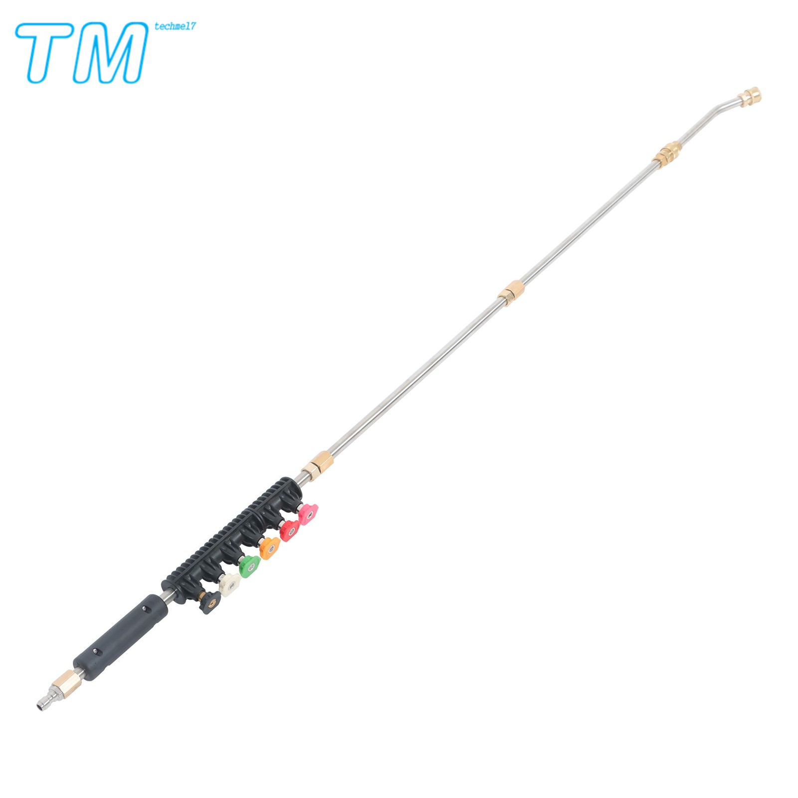 9 Pack High Pressure Water Gun Extension Rod 1/4’’ Quick Connect 4000 PSI