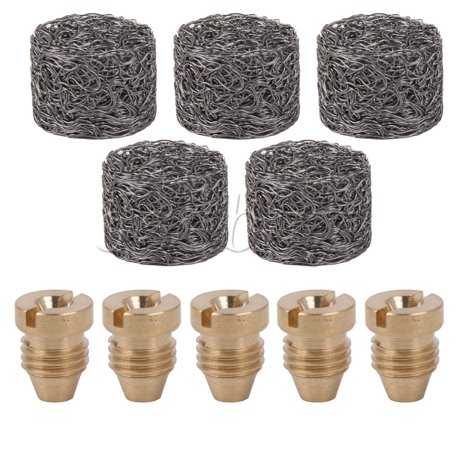 10Pieces Brass Thread Nozzle 1160psi 1.1mm Mesh Filter for Snow Foam Lance