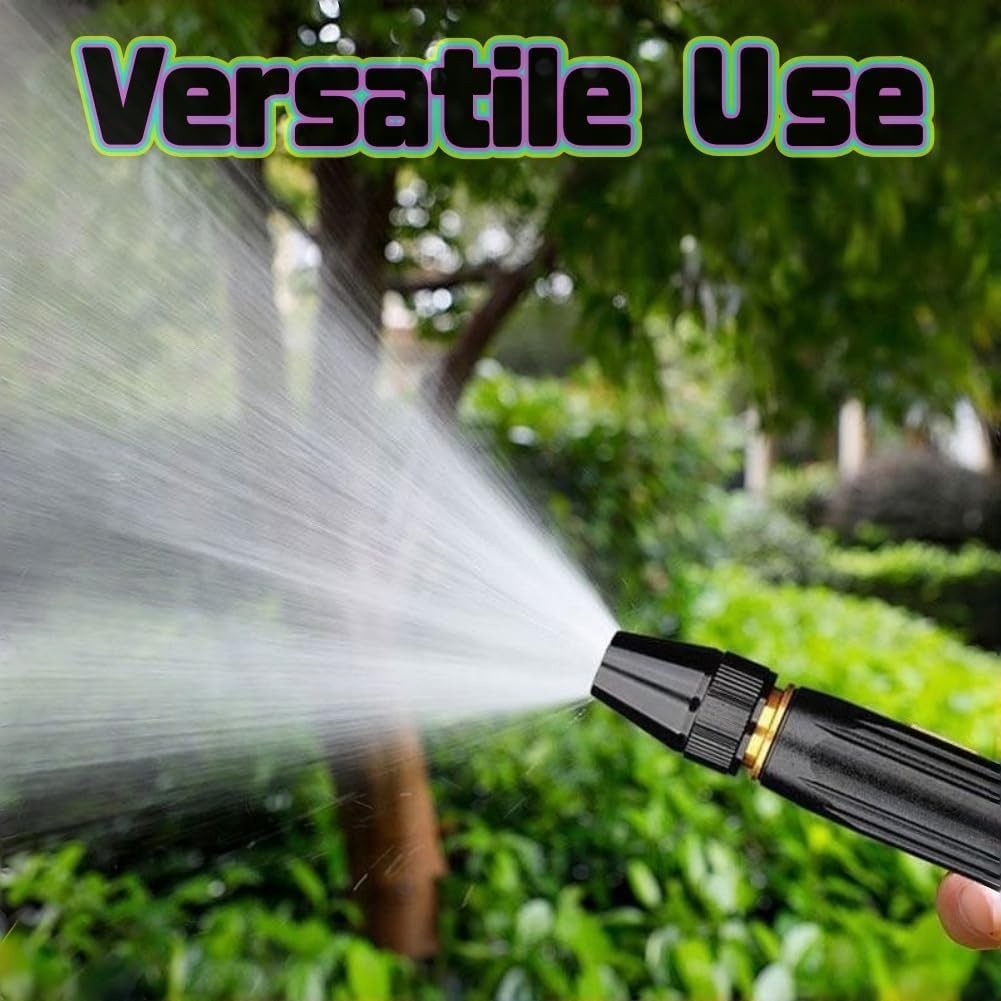 Larnto High Pressure Hose Nozzle Water Gun for Car Wash Garden Pressure Booster