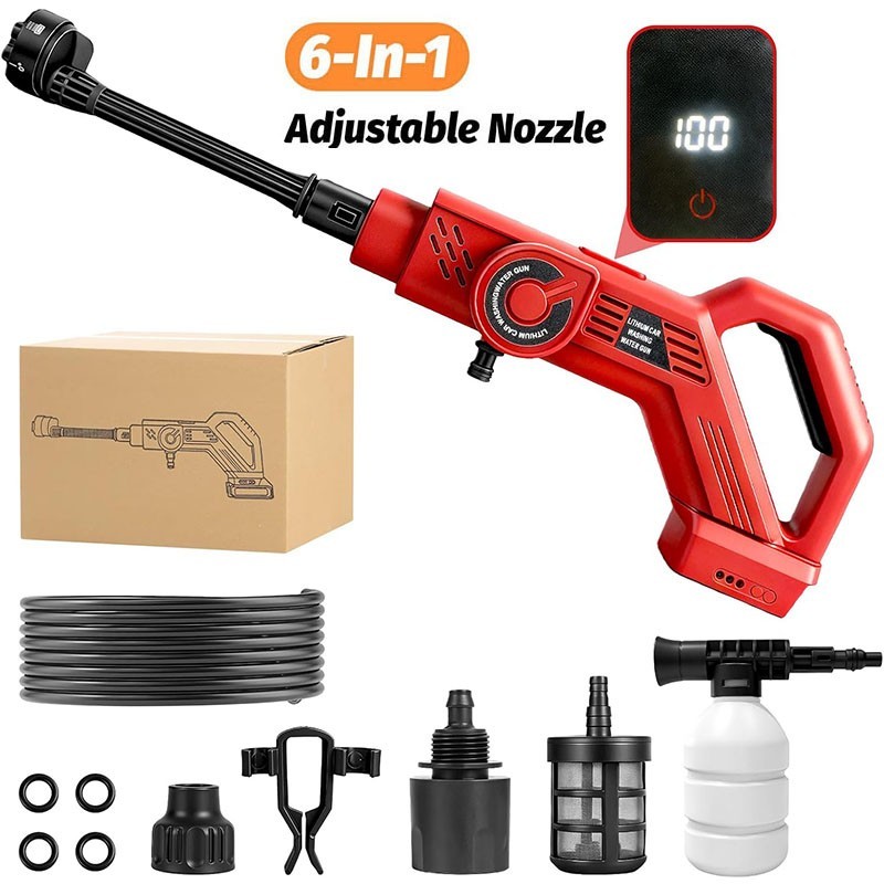 Brushless Cordless Pressure Washer Compatible with Milwaukee 18V Battery