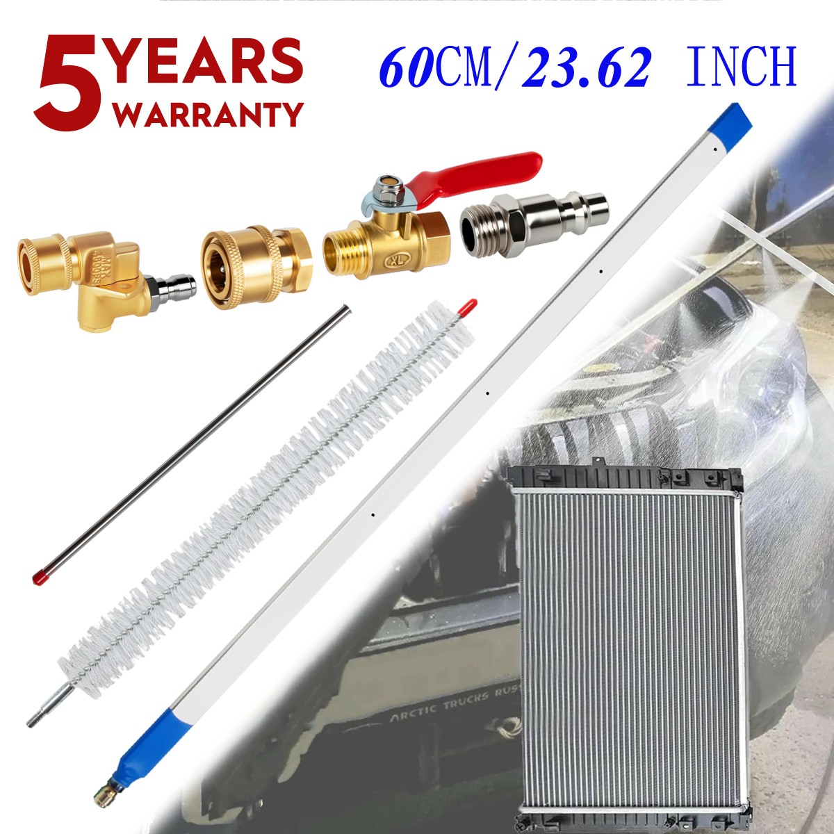 Radiator Cleaning Wand,Radiator Genie Water Air Cleaning Wands,Radiator Cleaner