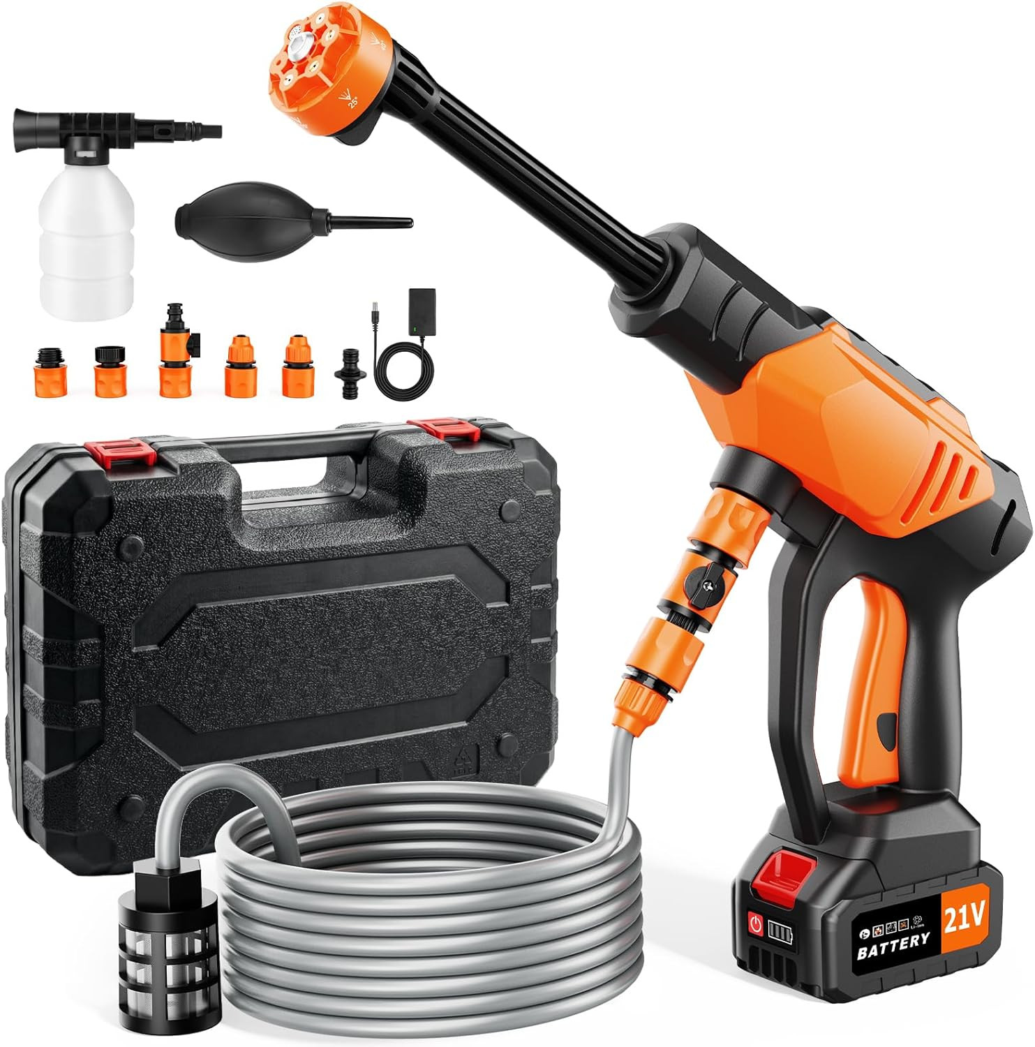 Cordless Portable Washer, Brushless 4000Mah Battery Operated Washer, Handheld Ca