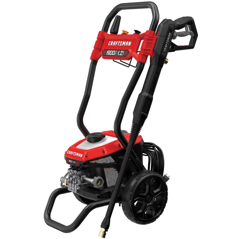 Craftsman 1900 Psi 1.2 Gpm Electric Cold Water Pressure Washer With 3 Spray
