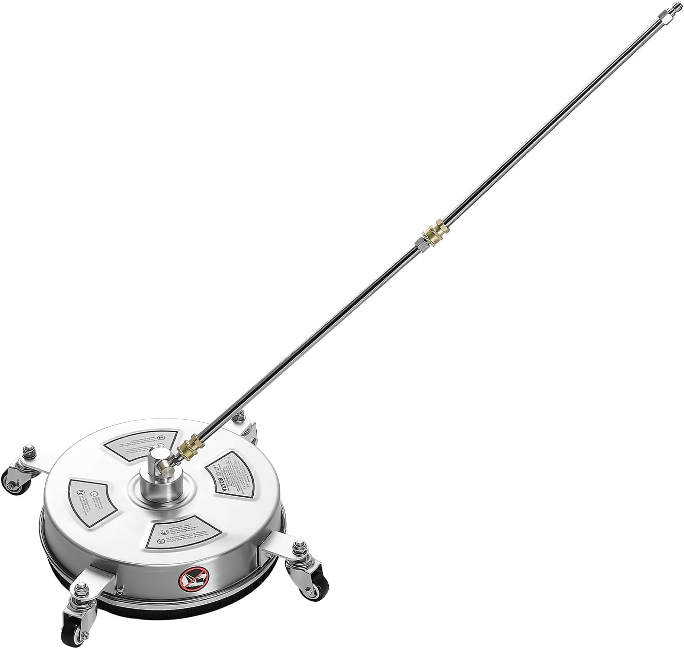 14 Inch Pressure Washer Surface Cleaner, 4000 PSI Stainless Steel Attachment wit