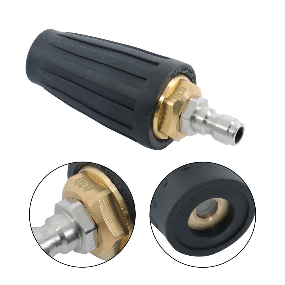 1/4 inch High Pressure Turbine Nozzle Set 360° Rotating Turbo 3600 PSI For Ryobi
