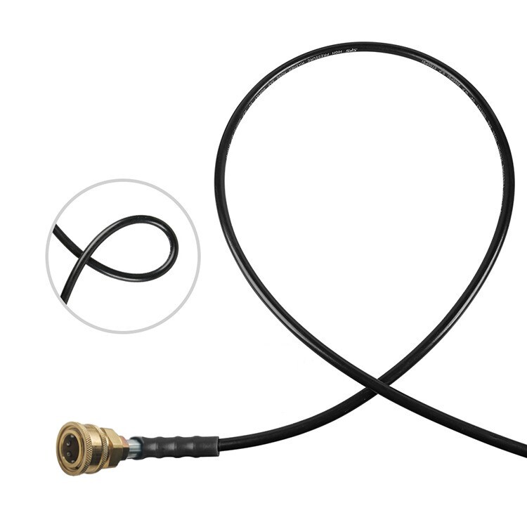 25ft Replacement/Extension Hose w/ 3/8 In QC Connection 5800PSI Pressure Washer