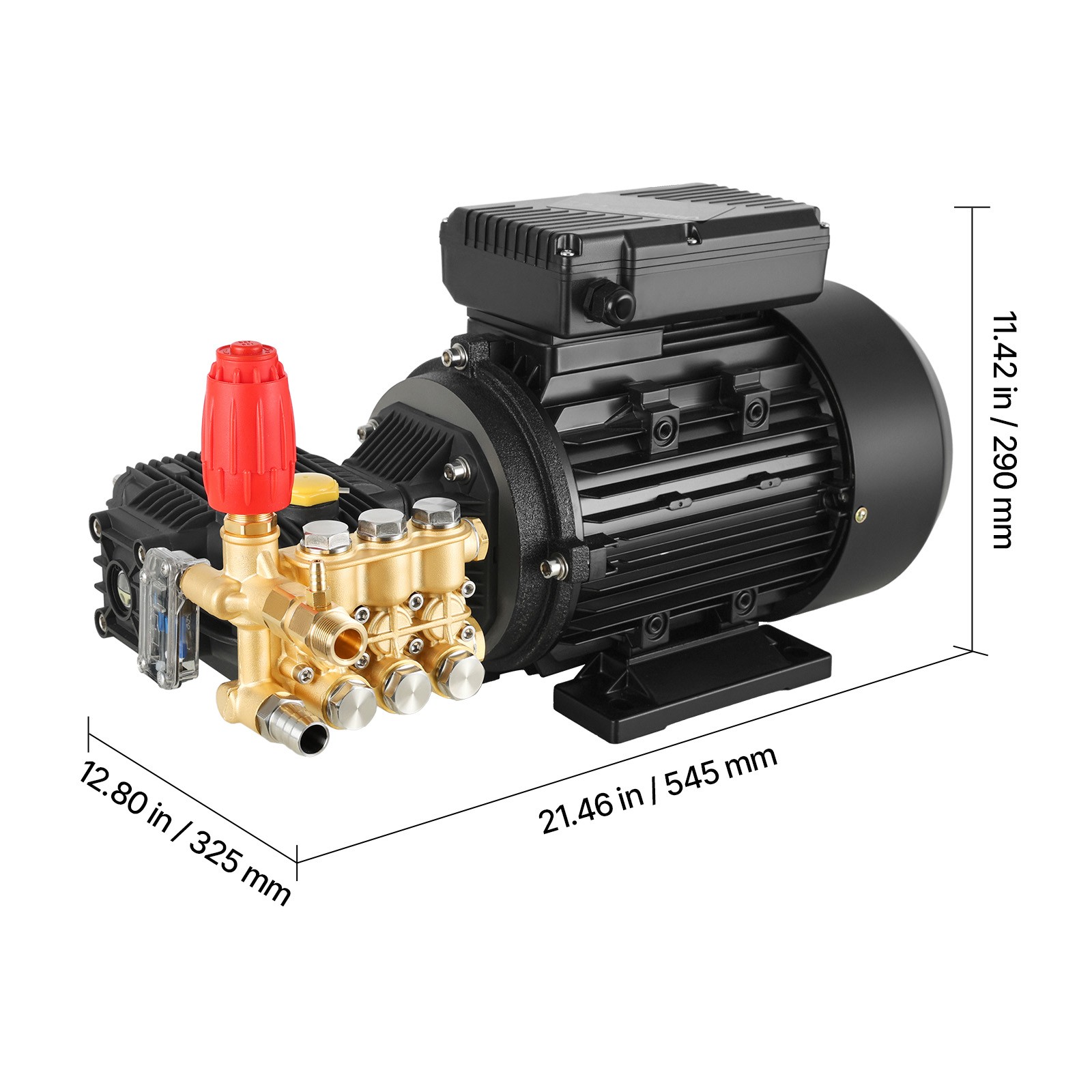 Uimoso Electric Pressure Washer Pump Kit with 5HP Motor for Efficient Cleaning