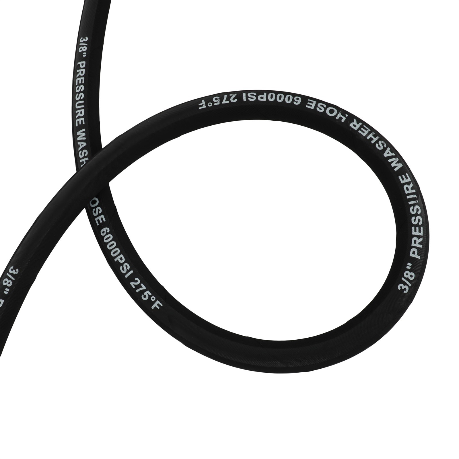 New Gray Pressure Washer Hose 3/8″ x 50ft 6000 PSI 1 Warranty Year