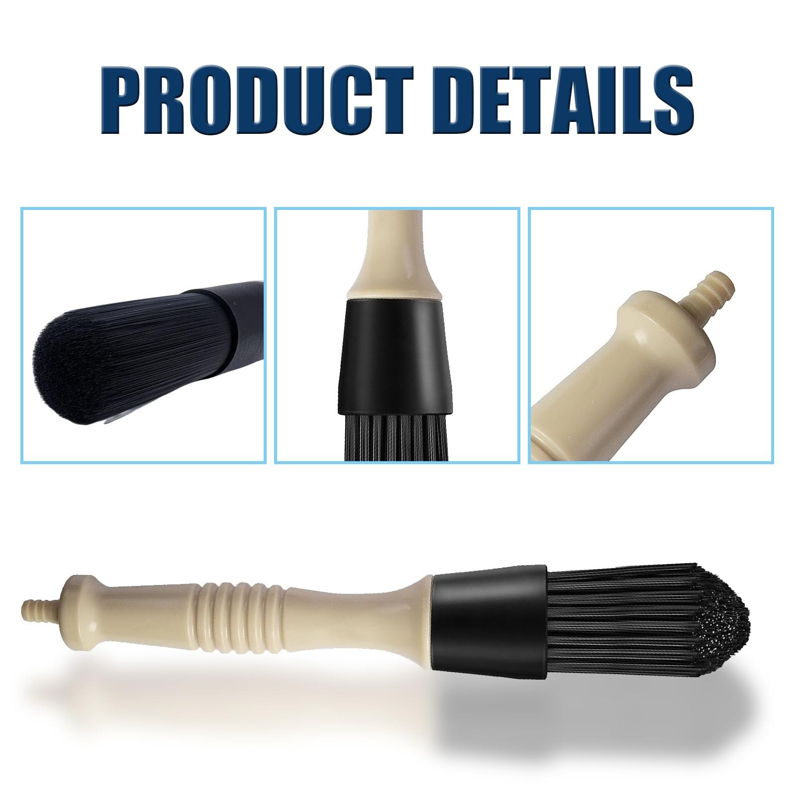 Flow-Thru Parts Washer Brush Wear Resistant Cleaning White