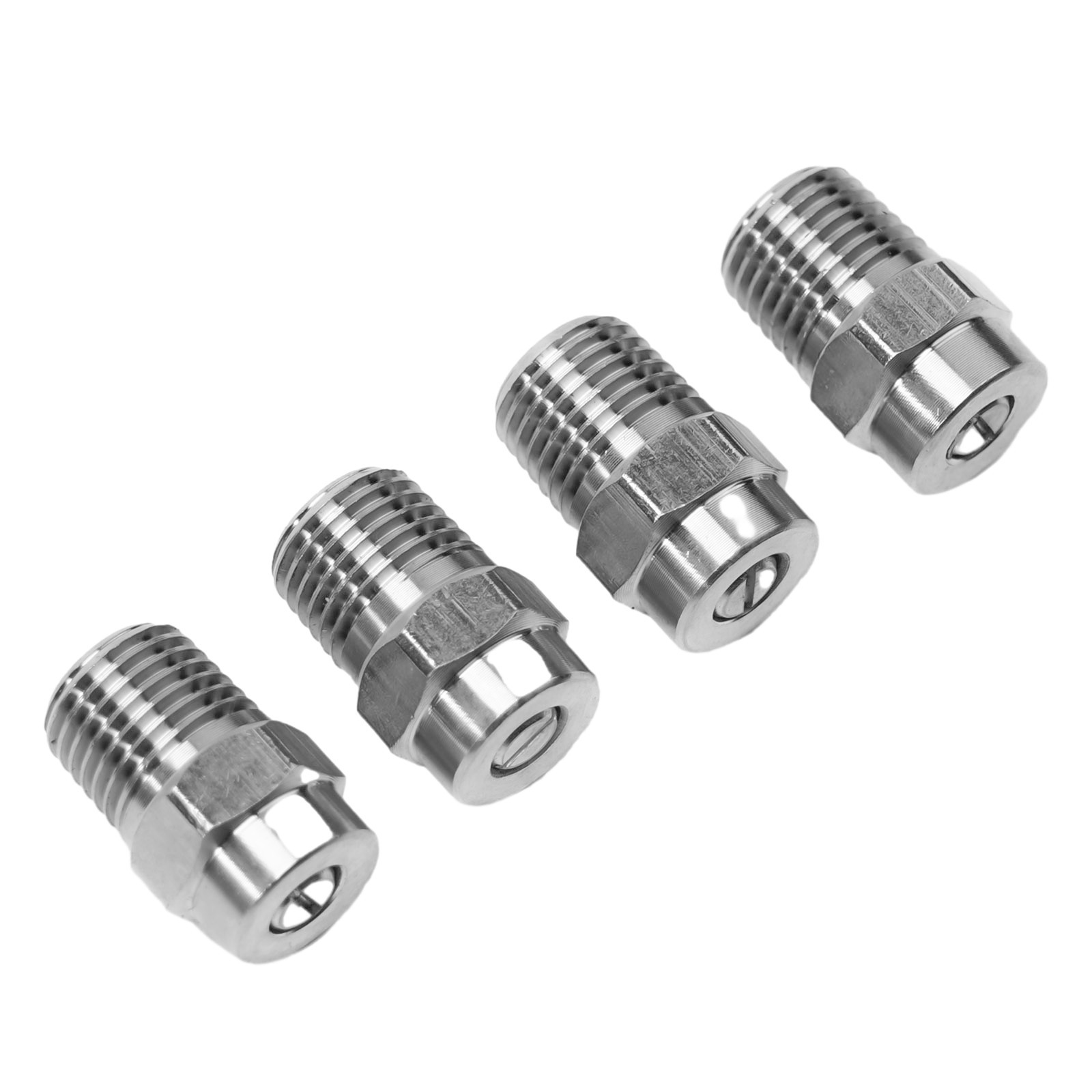 Long Lasting Stainless Steel Nozzle Replacements for Surface Cleaner Set of 4