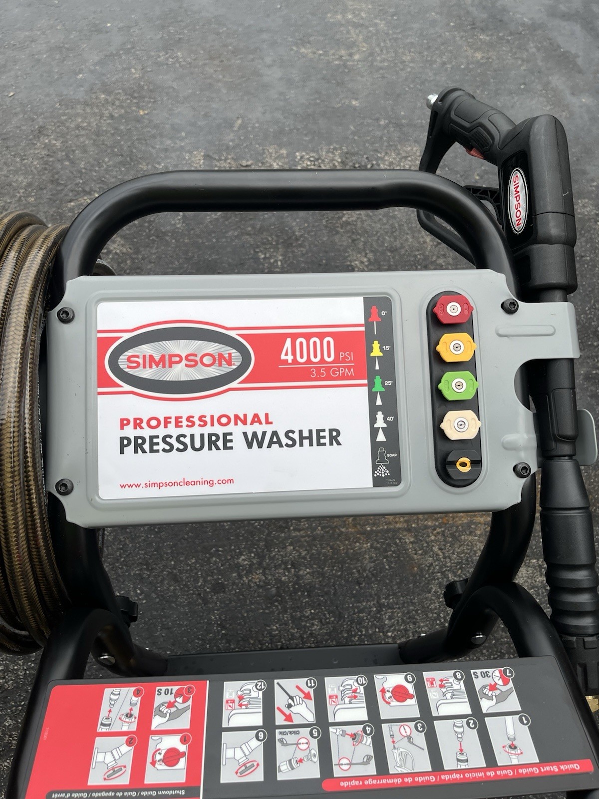 Simpson 4,000 PSI 3.5 GPM Professional Pressure Washer
