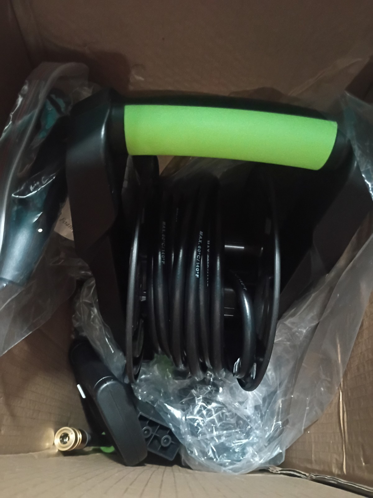PowRyte Pressure Washer with Hose Reel, Foam Cannon, 4 Different Pressure Tips,