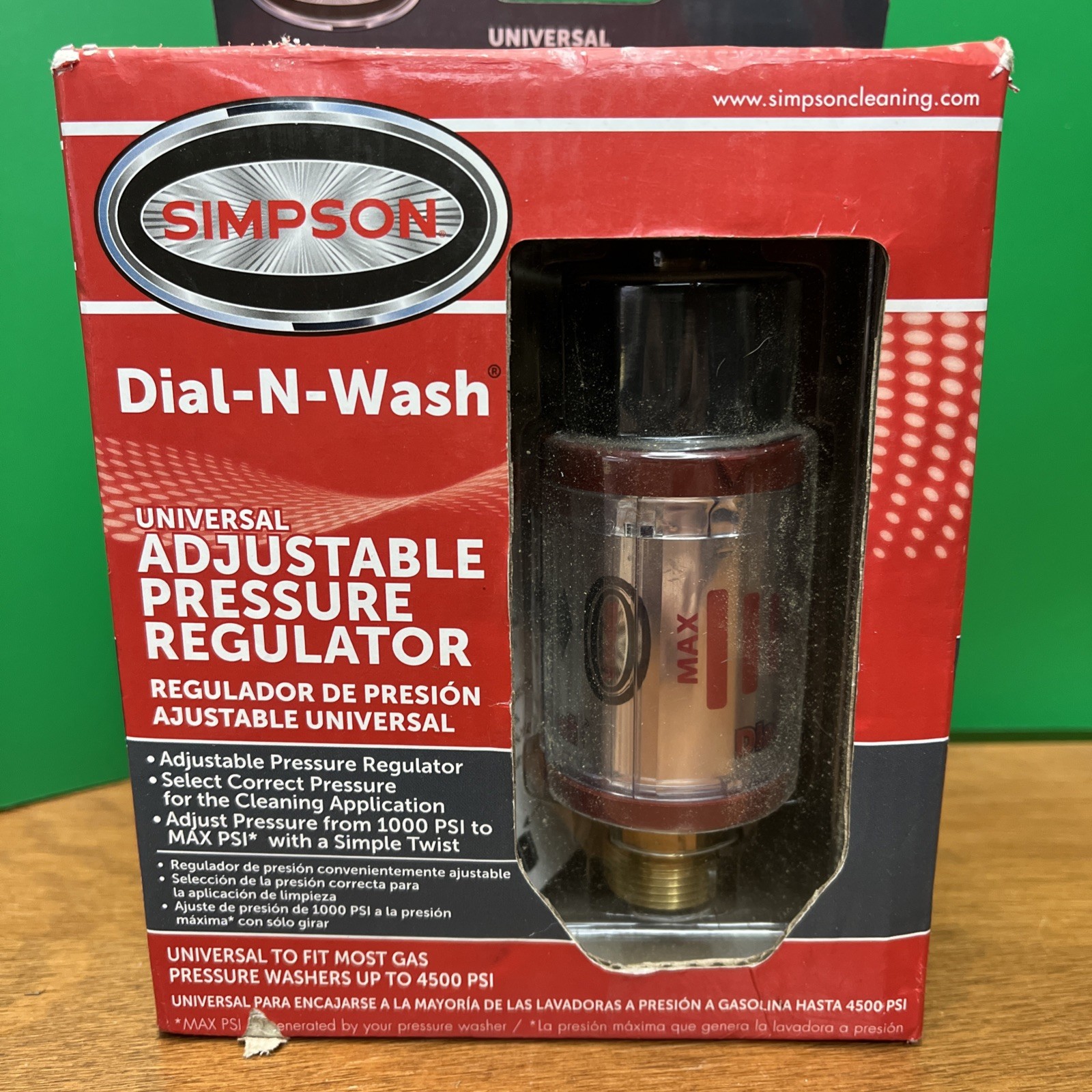 Simpson 4500PSI Dial-N-Wash Adjustable Pressure Washer Regulator 82232