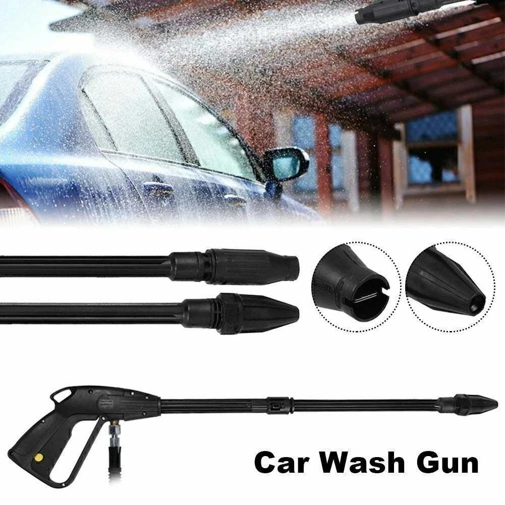 5800PSI High Pressure Car Power Washer Gun Spray Wand Lance Nozzle + Hose Kit
