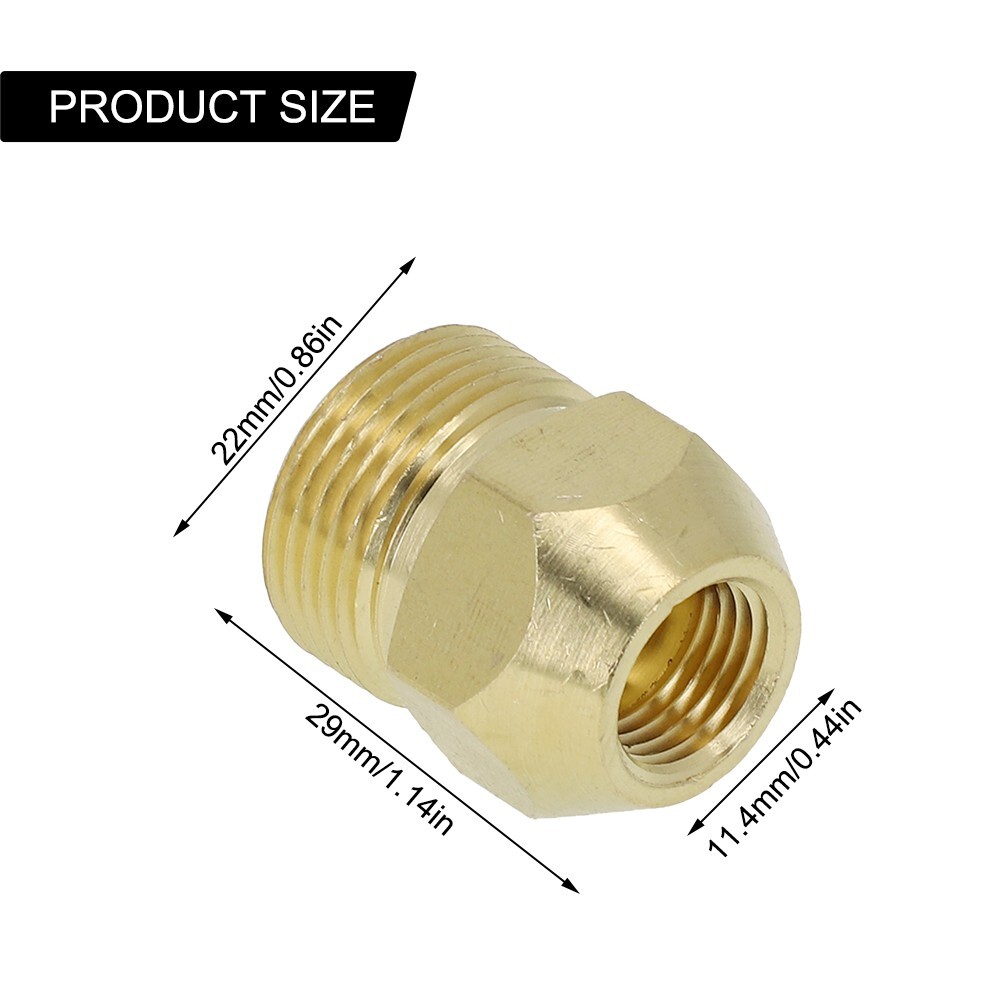 Adapter M22 x1.5 ET nipple x 1/4inch IT Pressure Washer Cleaner Hose for