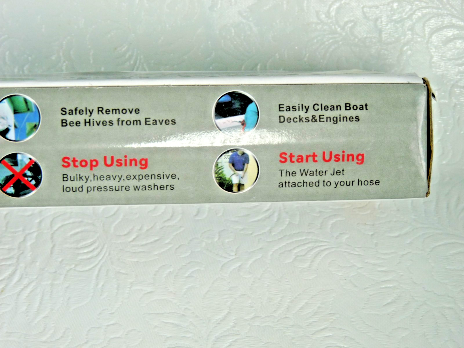 Hydro Jet Cleaning Solution Power Washer Wand, High Pressure Wand 2 Nozzle NIB