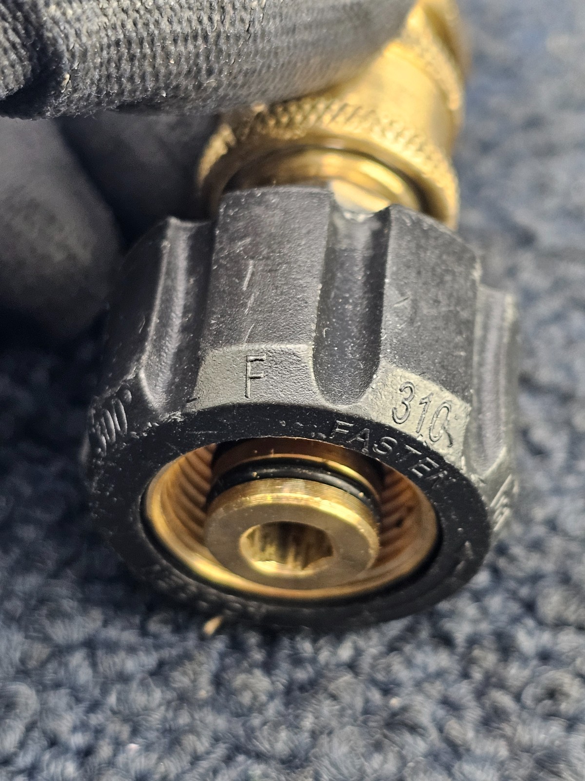 (QTY 2) 1/4″ High Pressure Washer Hose Adapter Quick Connector 4500 Psi 300°F