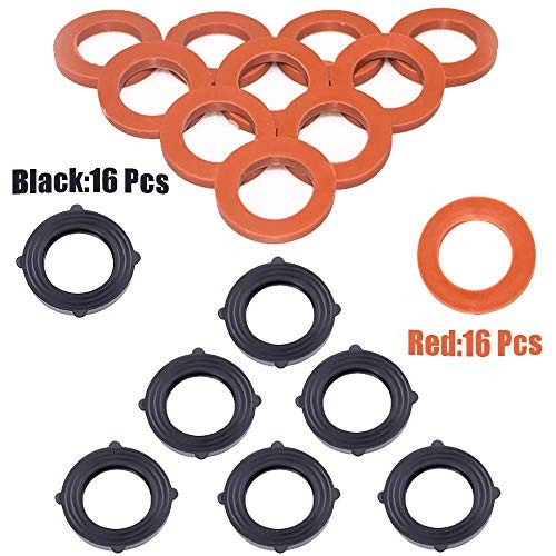 Garden Hose Washer Heavy Duty Rubber Washer Seals Fit All Standard 3/4 Inch