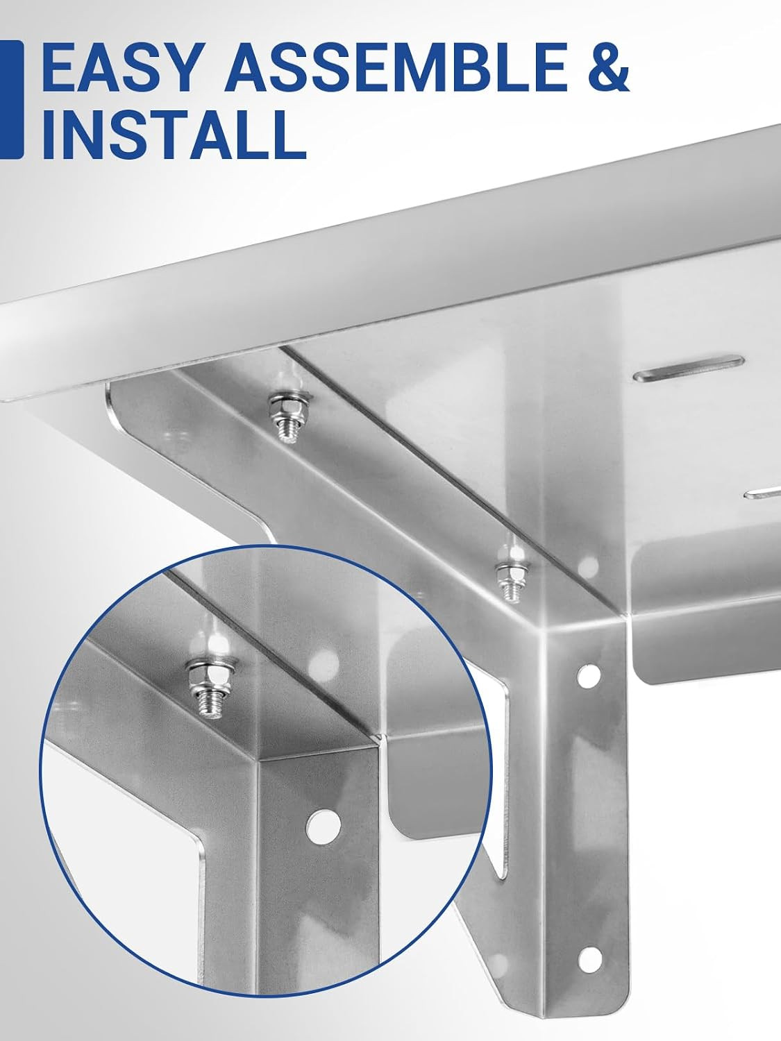 Wall Mount Pressure Washer Shelf 20″ X 10″ – Stainless Steel Pressure Washer Org