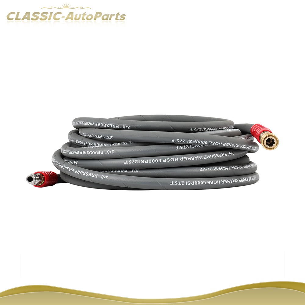3/8″ x 50ft 6000psi Hot Water Pressure Washer Hose High Quality