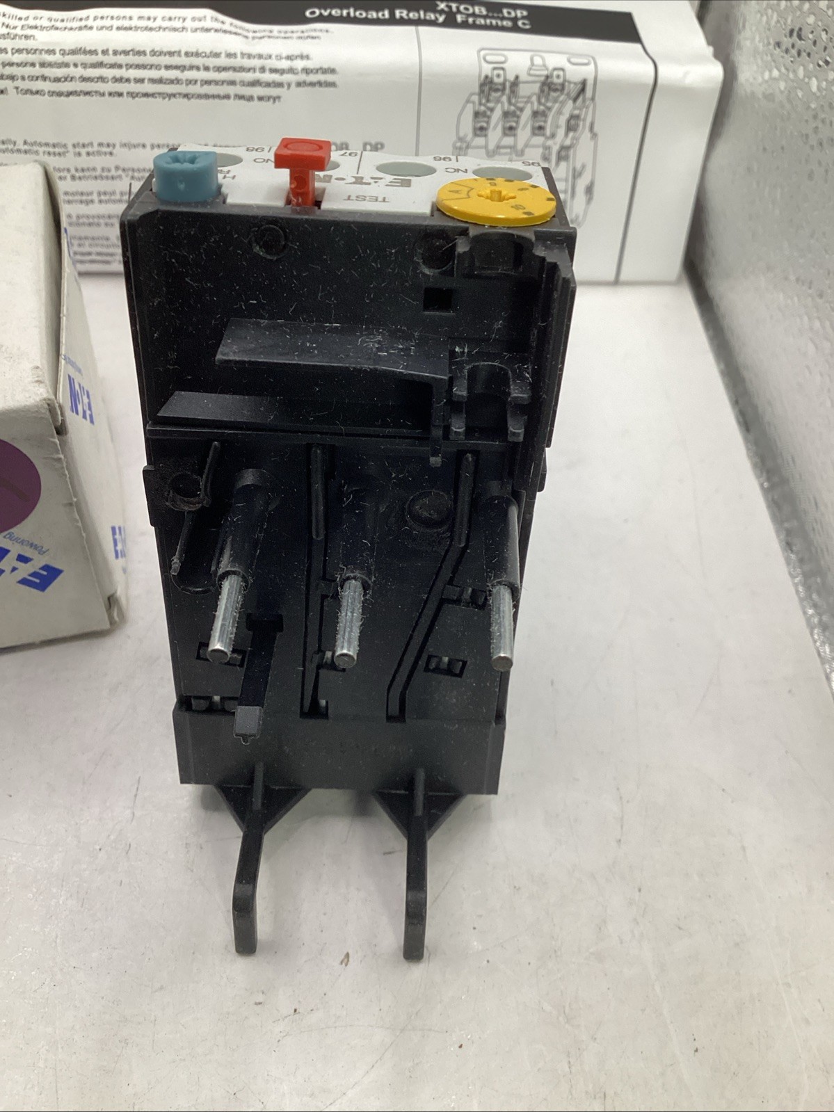 Eaton XTOB010CC1 IEC Overload Relay Frame C Class 10 DP 6-10 Amp 🟣