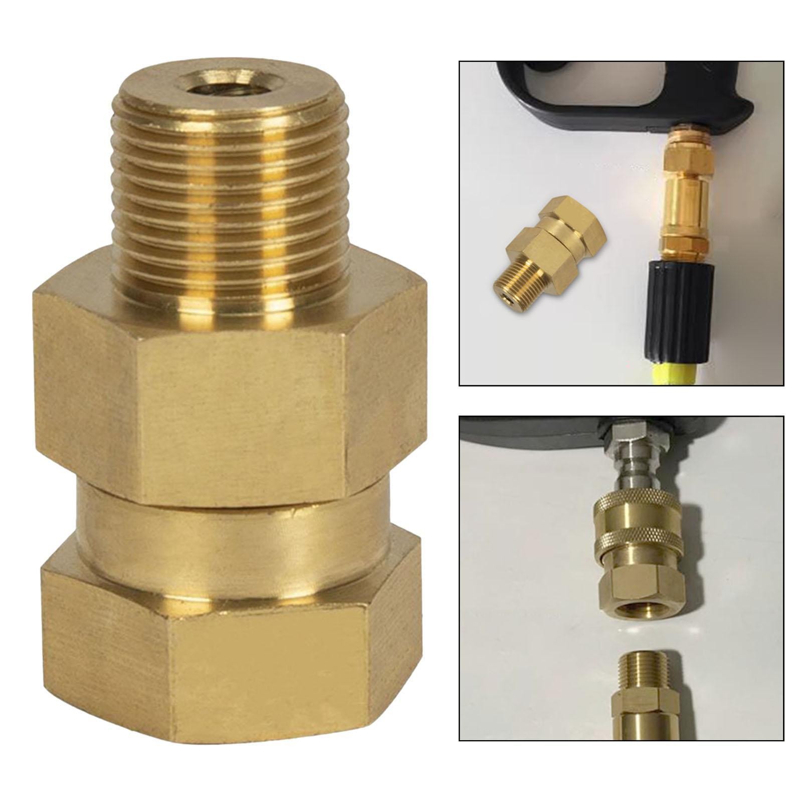 Pressure Washer Swivel Connector G3/8 Male to Female Swivel Coupling