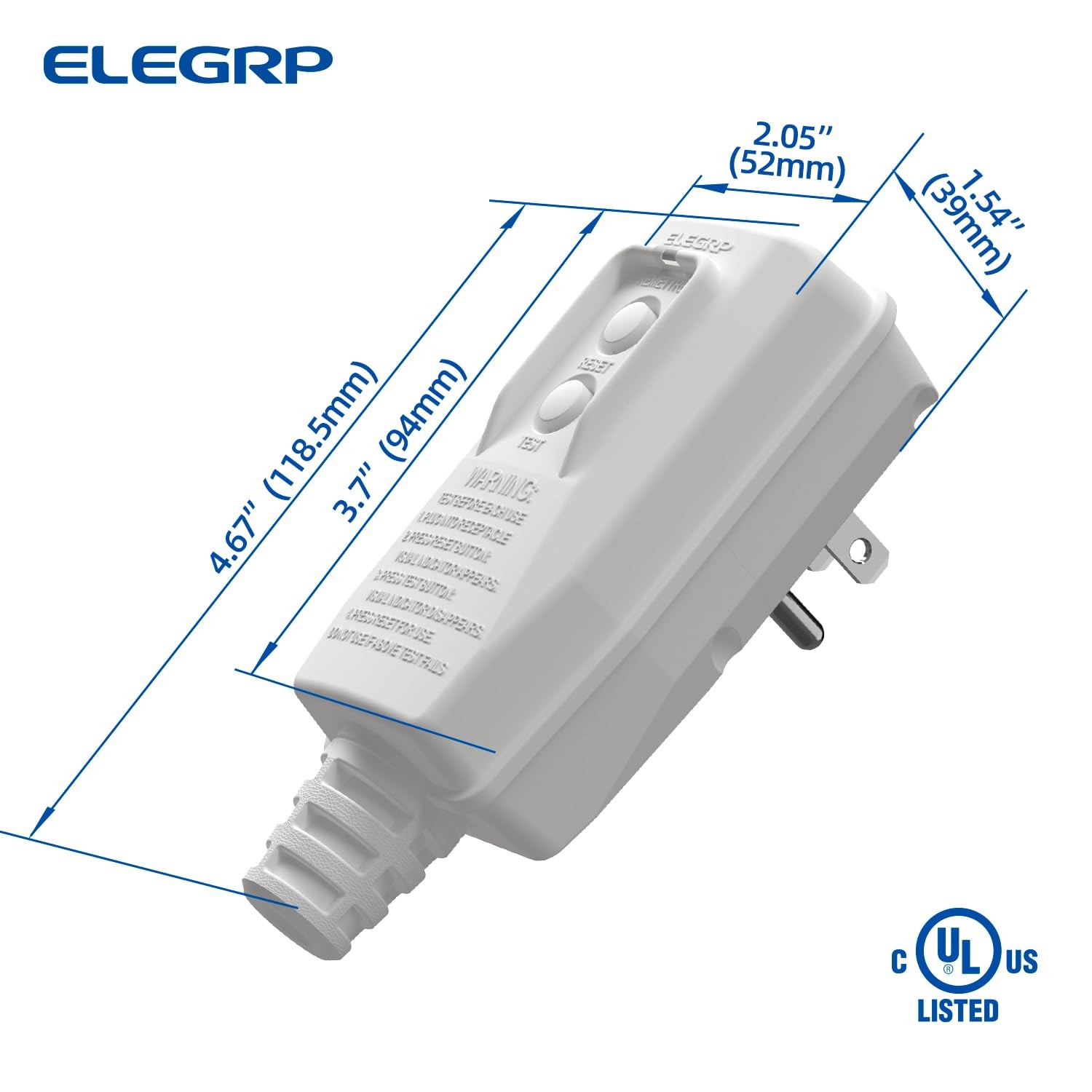 G1215PA G20PAS Patented Auto Monitoring GFCI Replacement Plug Assembly, Auto …