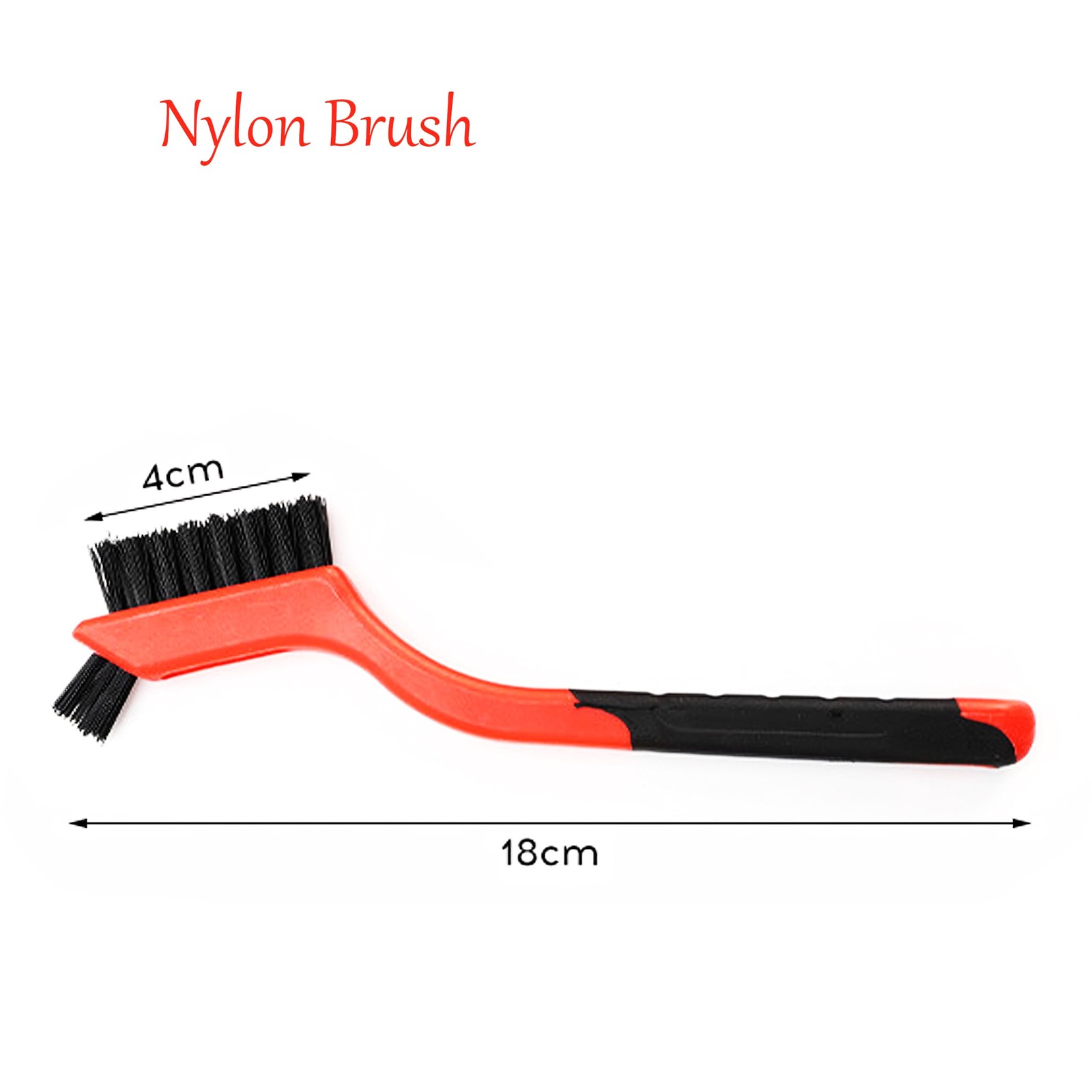 3pcs Nylon Cleaning Brushes Small Wire Brush Set for Rust Red