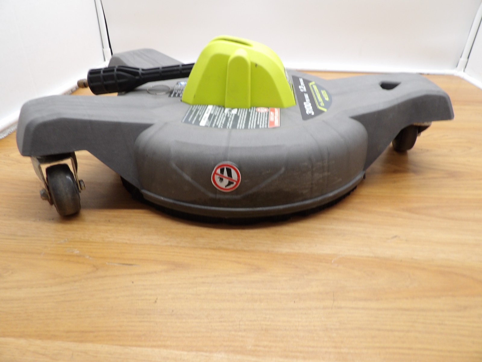 RYOBI 12 in. 3100 PSI Electric Pressure Washer Surface Cleaner w/ Caster Wheels
