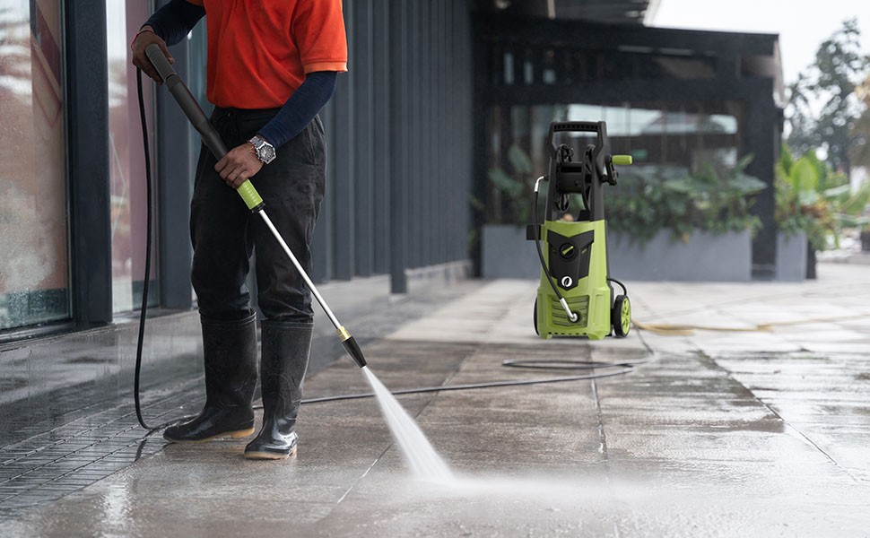 4000 PSI Electric Pressure Washer Powerful Cleaning Machine For Car Patio Metal