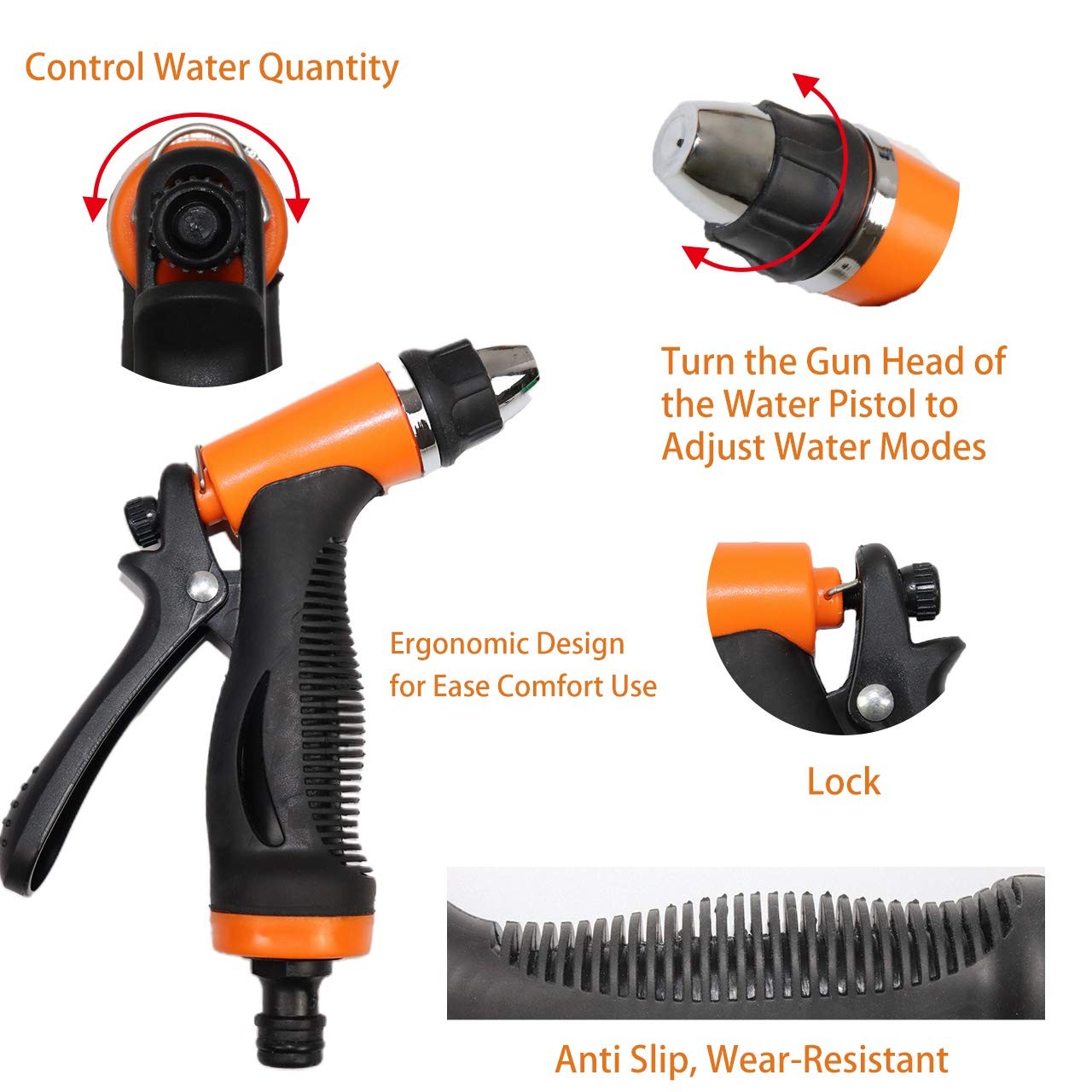 Bomba Agua Presión 12V 100W Portátil Kit Lavado Carro Riego Jardines RV Pressure