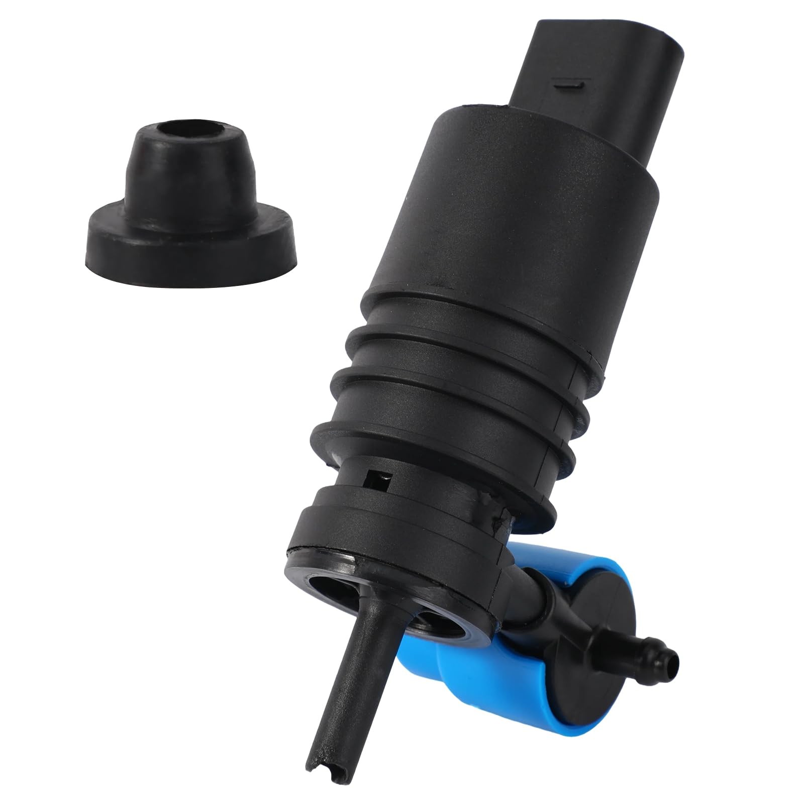 Windshield Washer Fluid Pump, Front Spray Pump Motor, Blue & Black, Durable