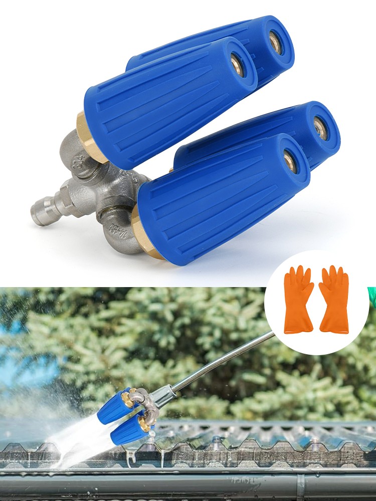 4-in-1 Rotating Turbo Nozzle Pressure Washer Tip 1/4″ Quick Connect 4000 PSI