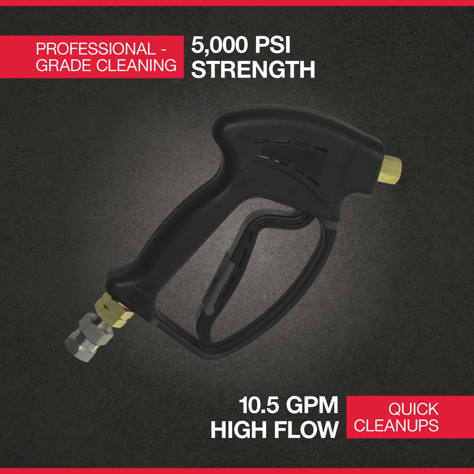 NorthStar High-Pressure Trigger Gun with Swivel, 5000 PSI, 10.5 GPM