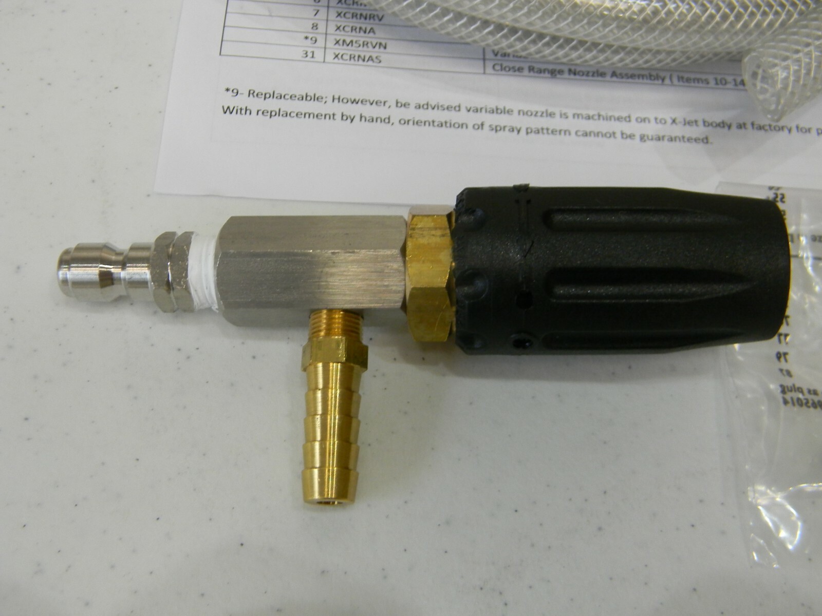 X-JET M5 Variable Long Range Nozzle #13 Kit 3000 to 4000 PSI 4-6 GPM XJet X Jet