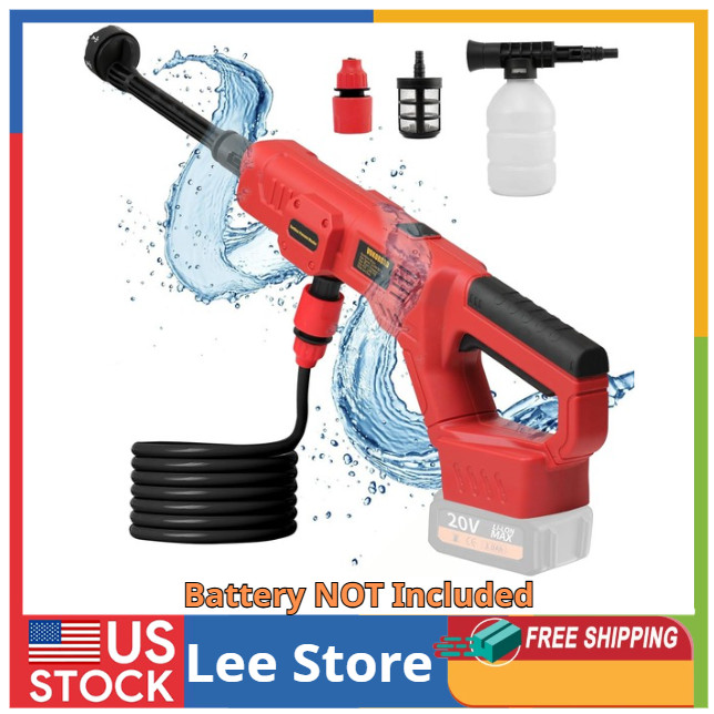 Cordless Pressure Washer for Milwaukee M18 Battery, Portable Cordless Power Wash