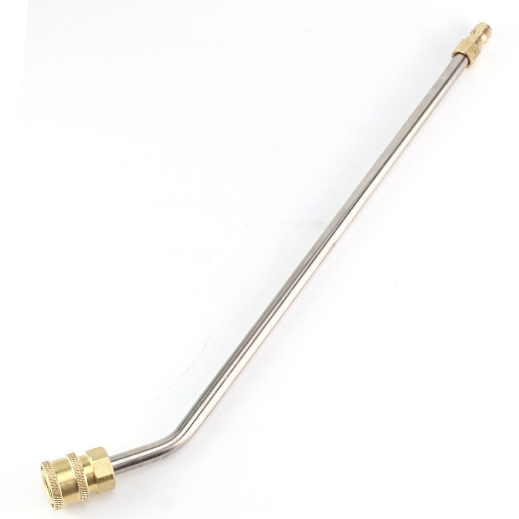 35cm 1/4″ High Pressure Elbow Washer Gutter Cleaner Lance/Wand Quick Connect New