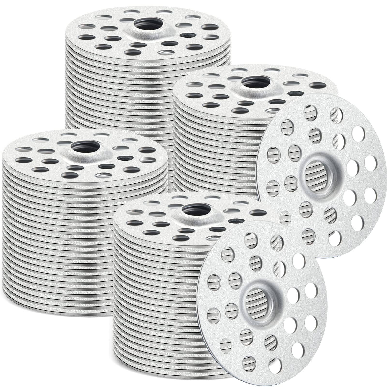 200 Pcs 1 Inch Zinc Plated Plaster Washers Metal for Wall Ceiling Drywall Hole