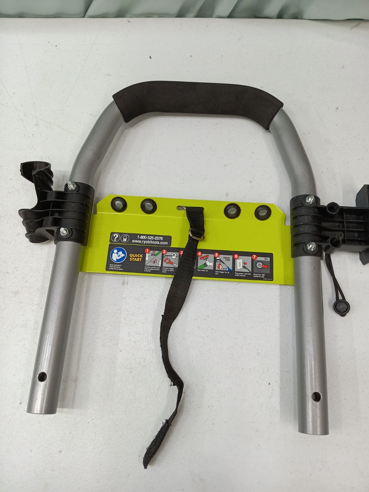 Ryobi RY142711 Electric Pressure Washer Upper Handle with Face Panel and Holders